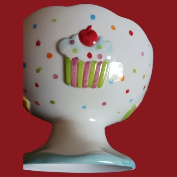 Cupcake plate& ice cream bowl - Picture 3 of 7